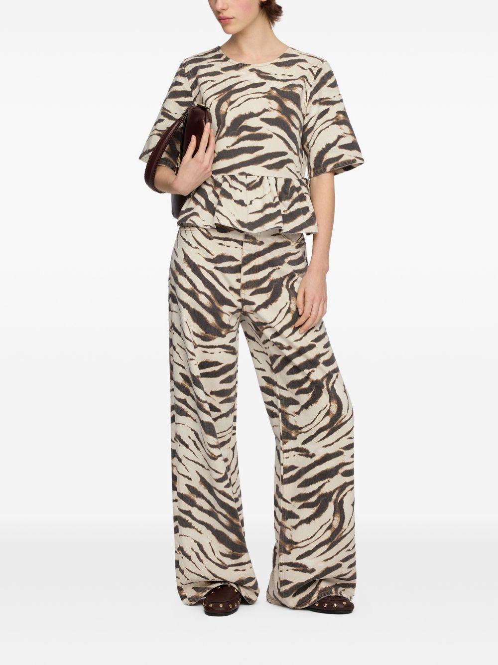 ganni top white - women