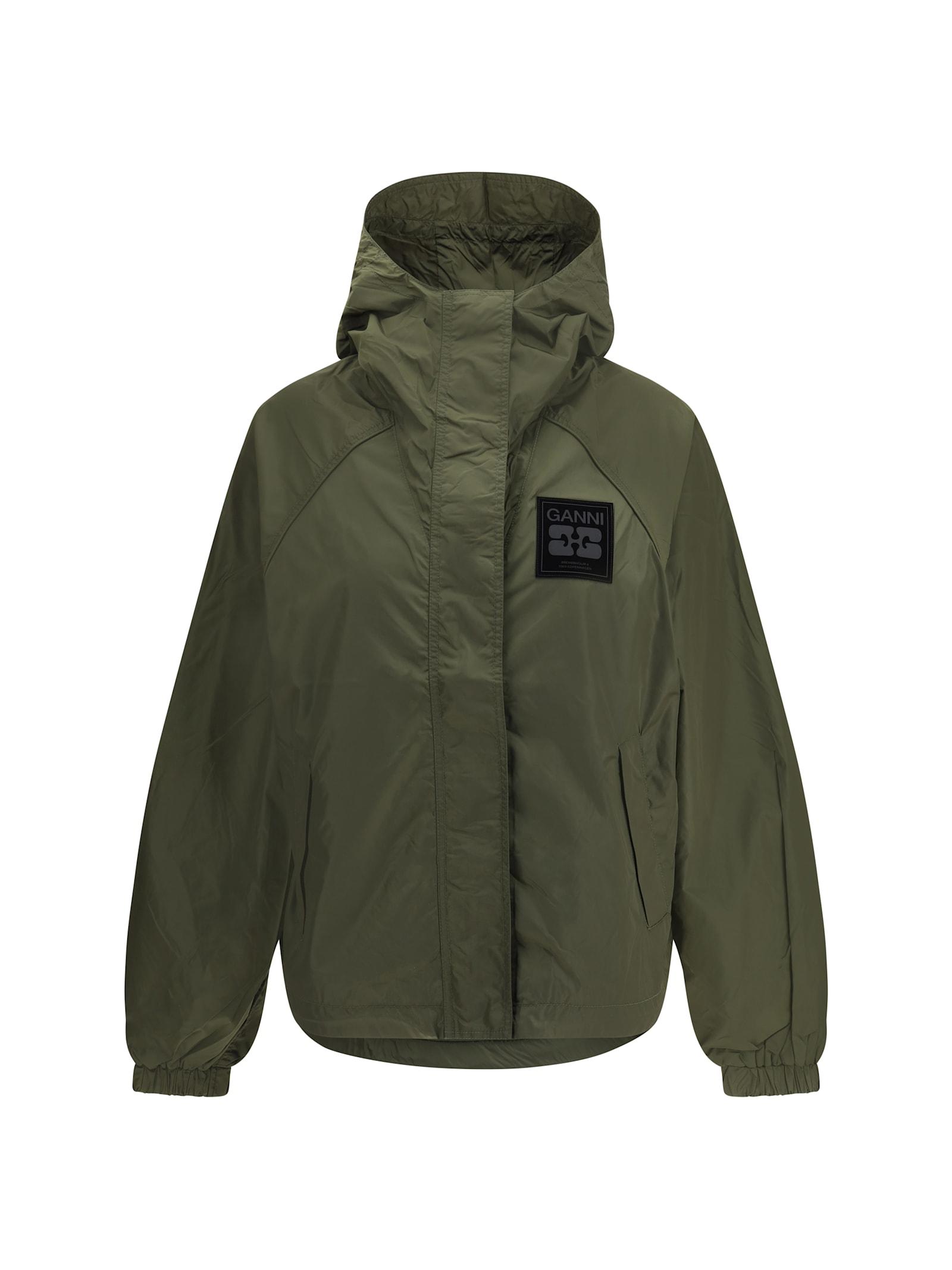 ganni waterproof jacket