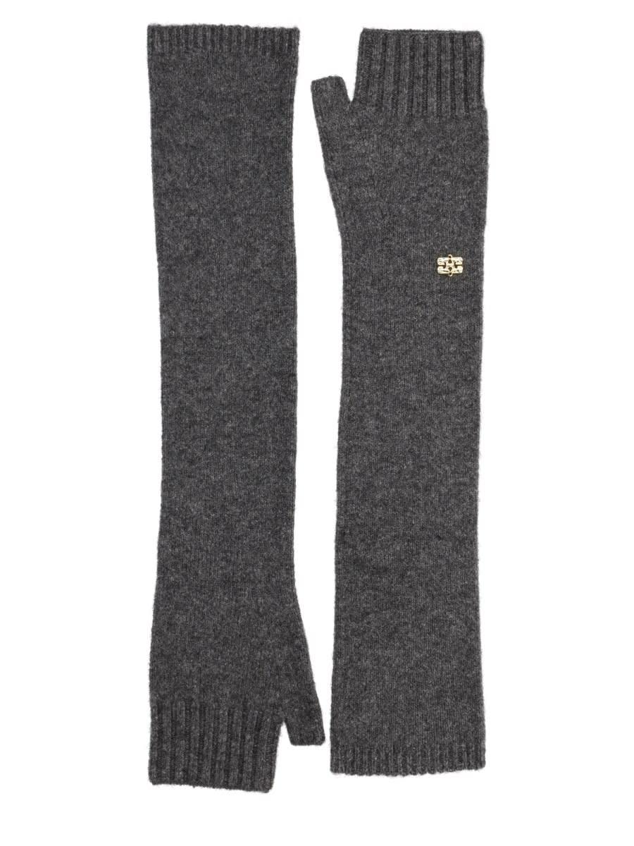 ganni wool gloves.