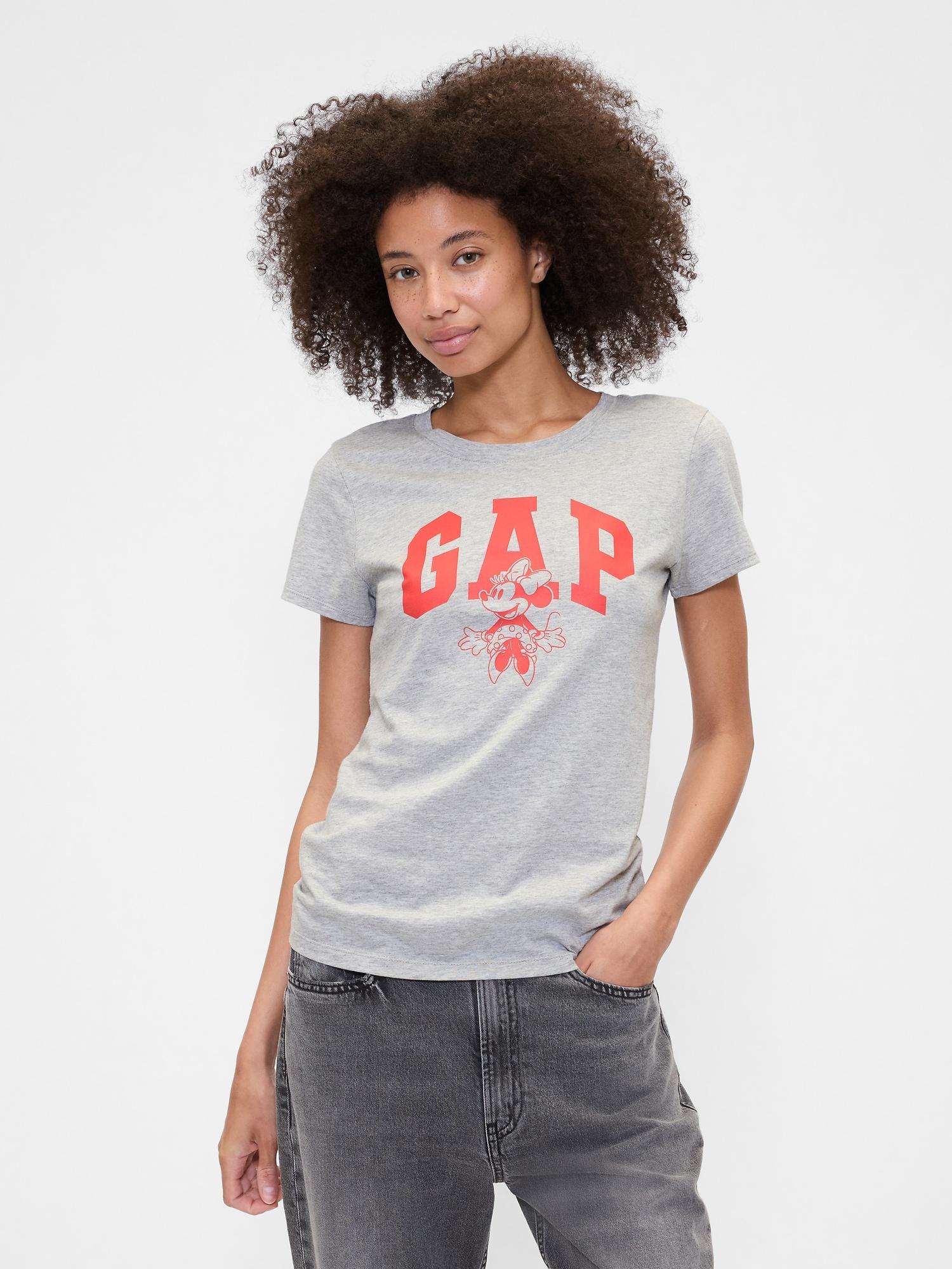 gap &#215 disney minnie mouse gap logo t-shirt