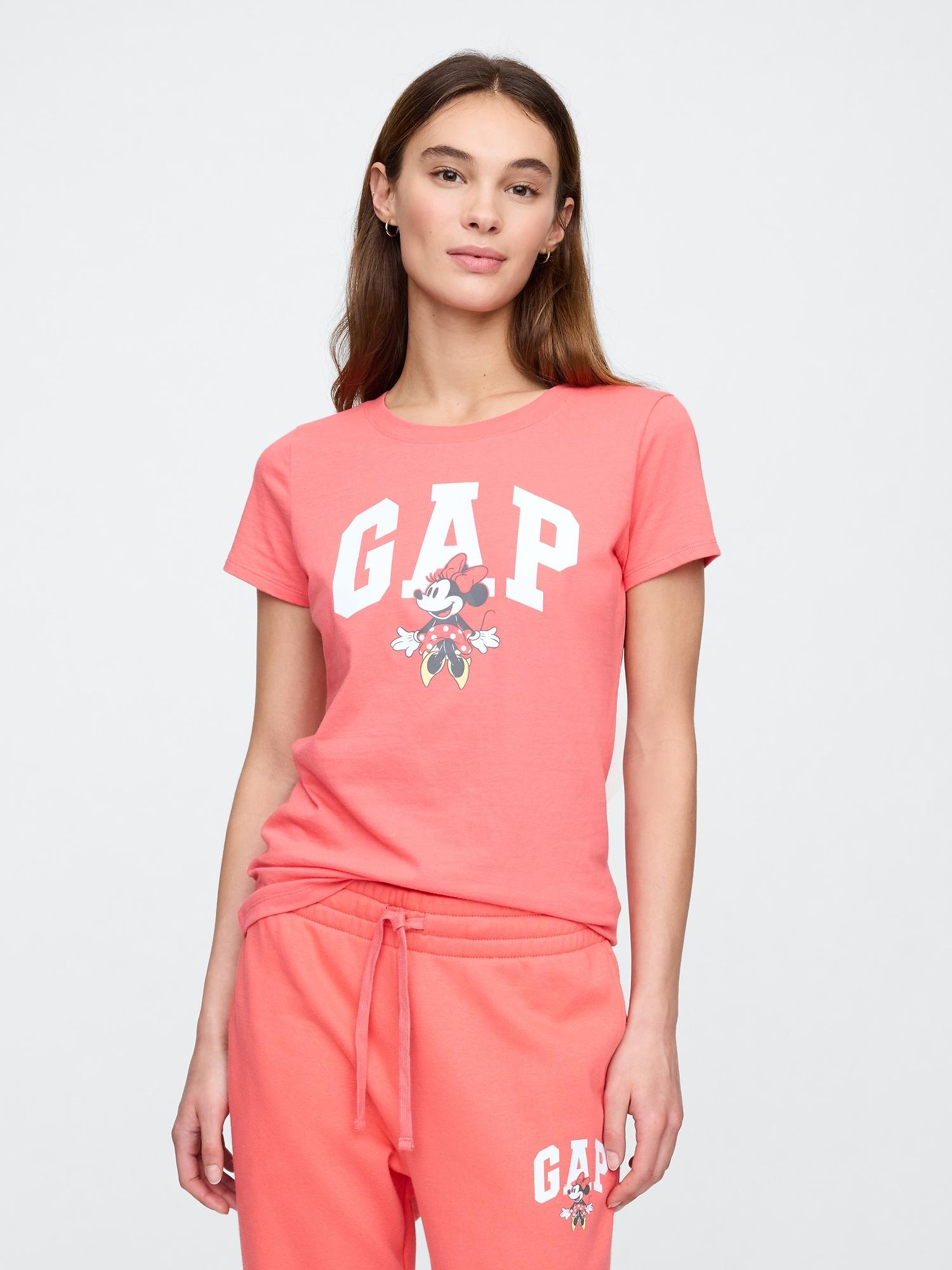 gap × disney minnie mouse gap logo t-shirt