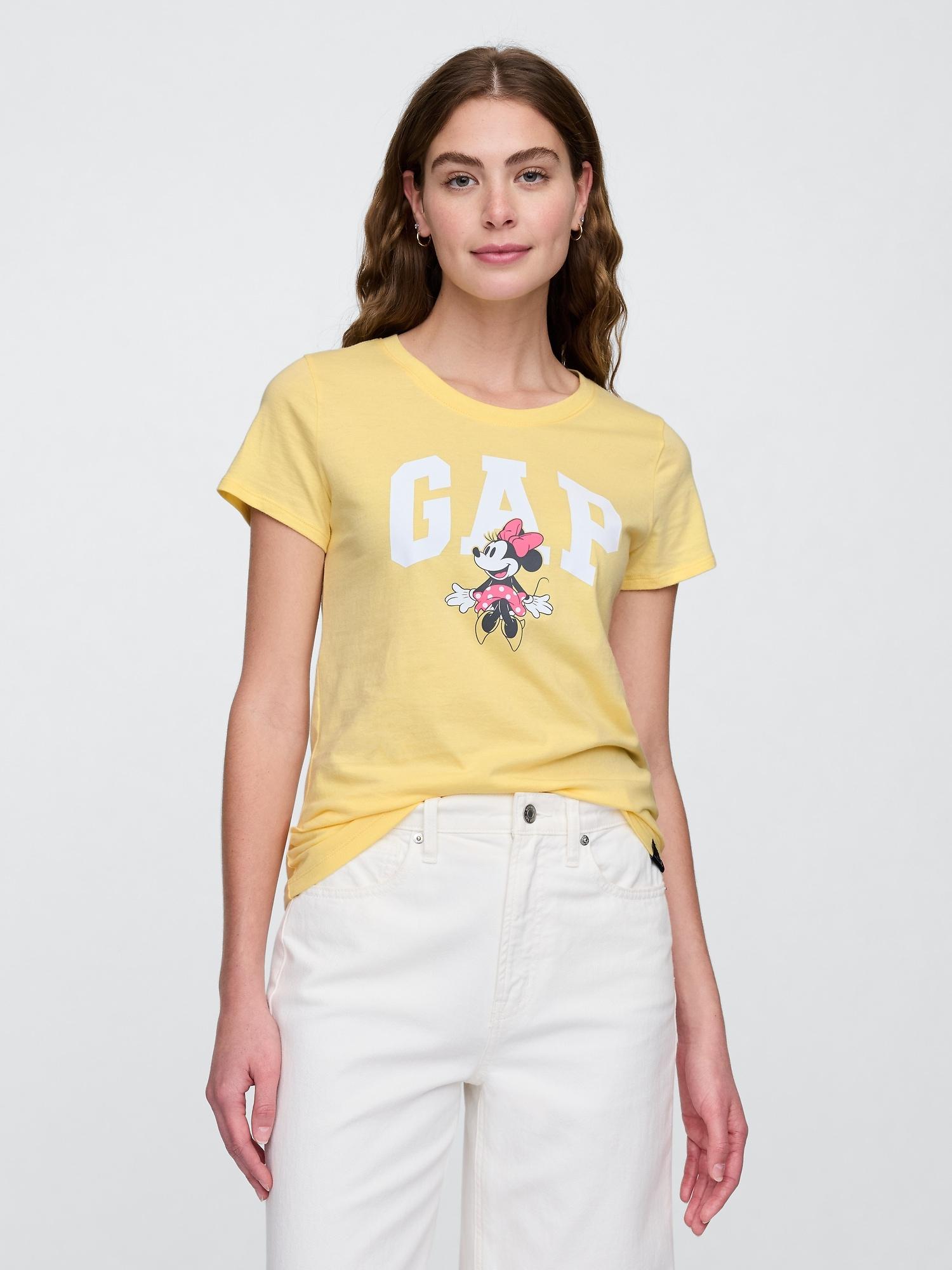 gap × disney minnie mouse gap logo t-shirt