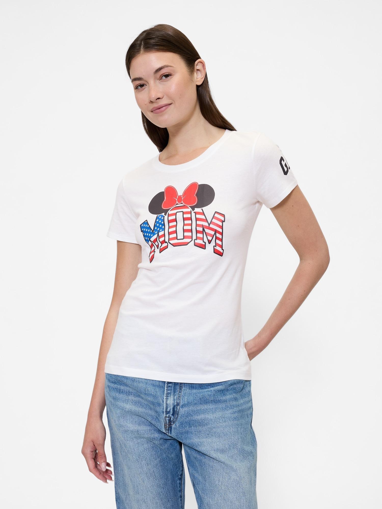 gap × disney minnie mouse gap logo t-shirt