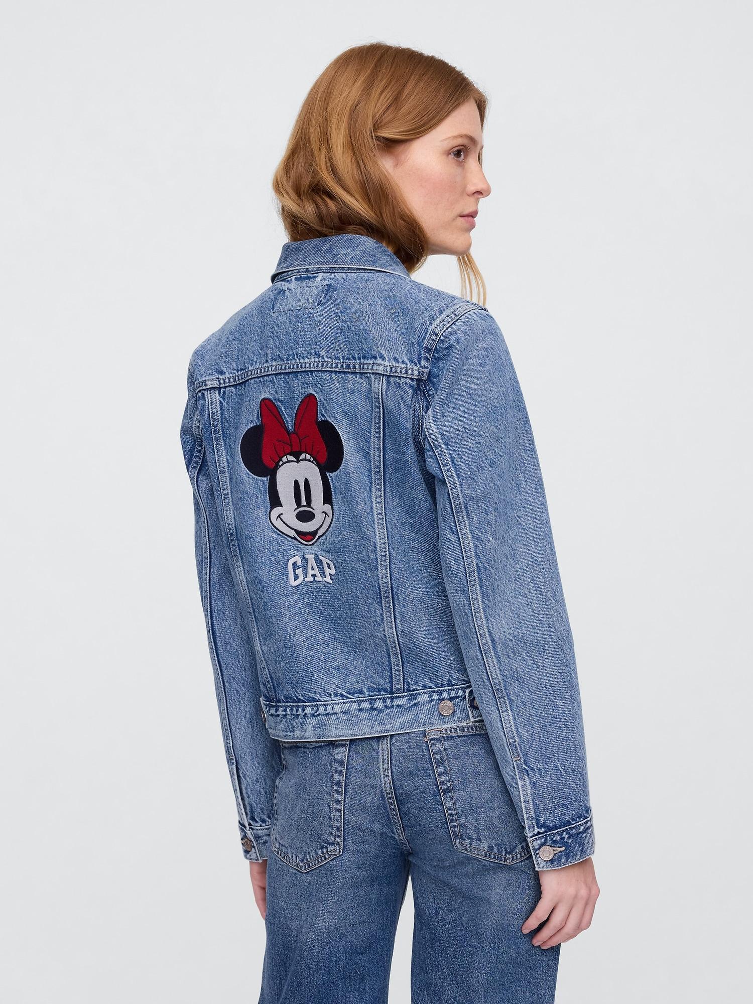 gap × disney minnie mouse icon denim jacket