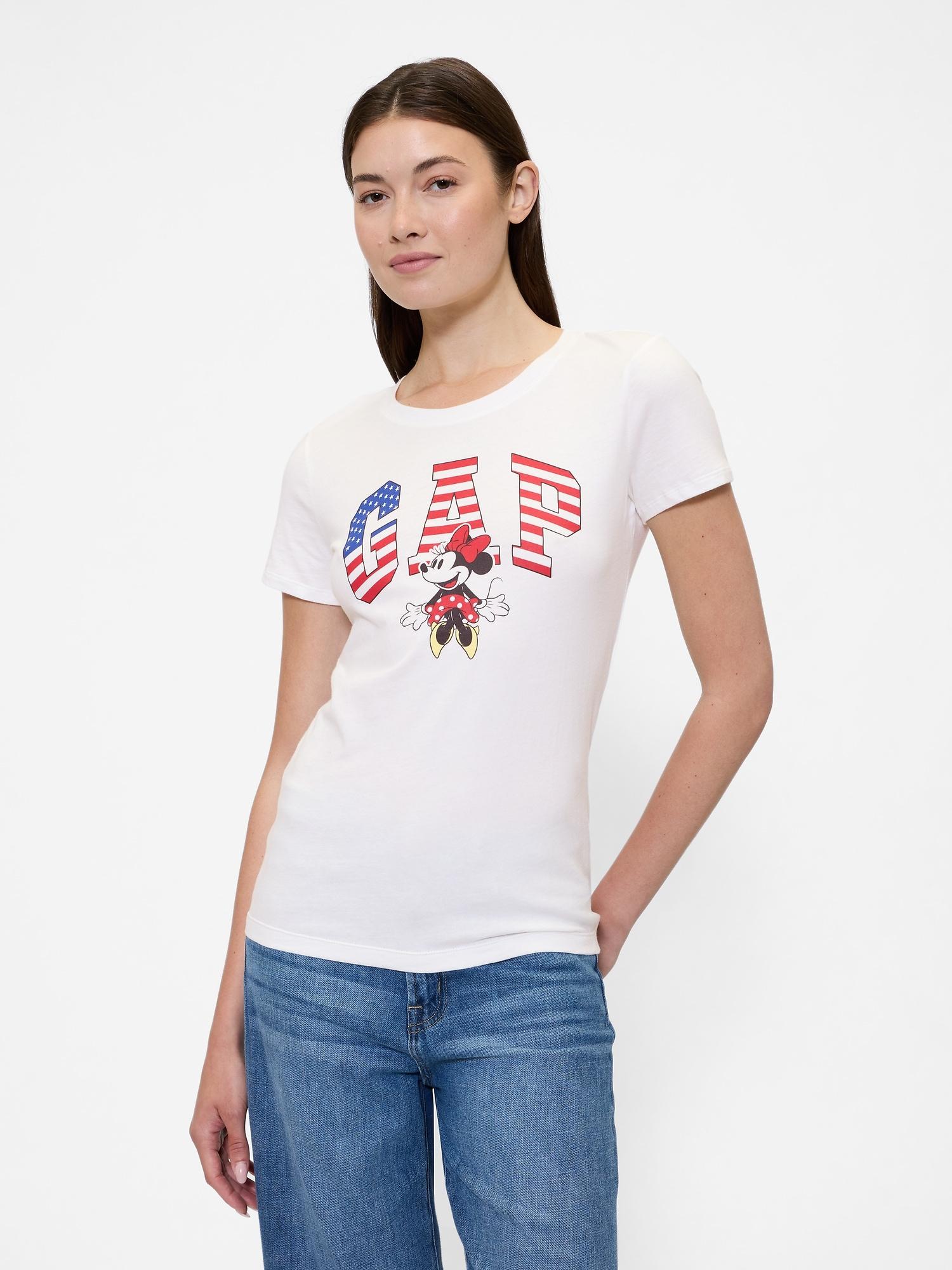 gap × disney minnie mouse logo t-shirt