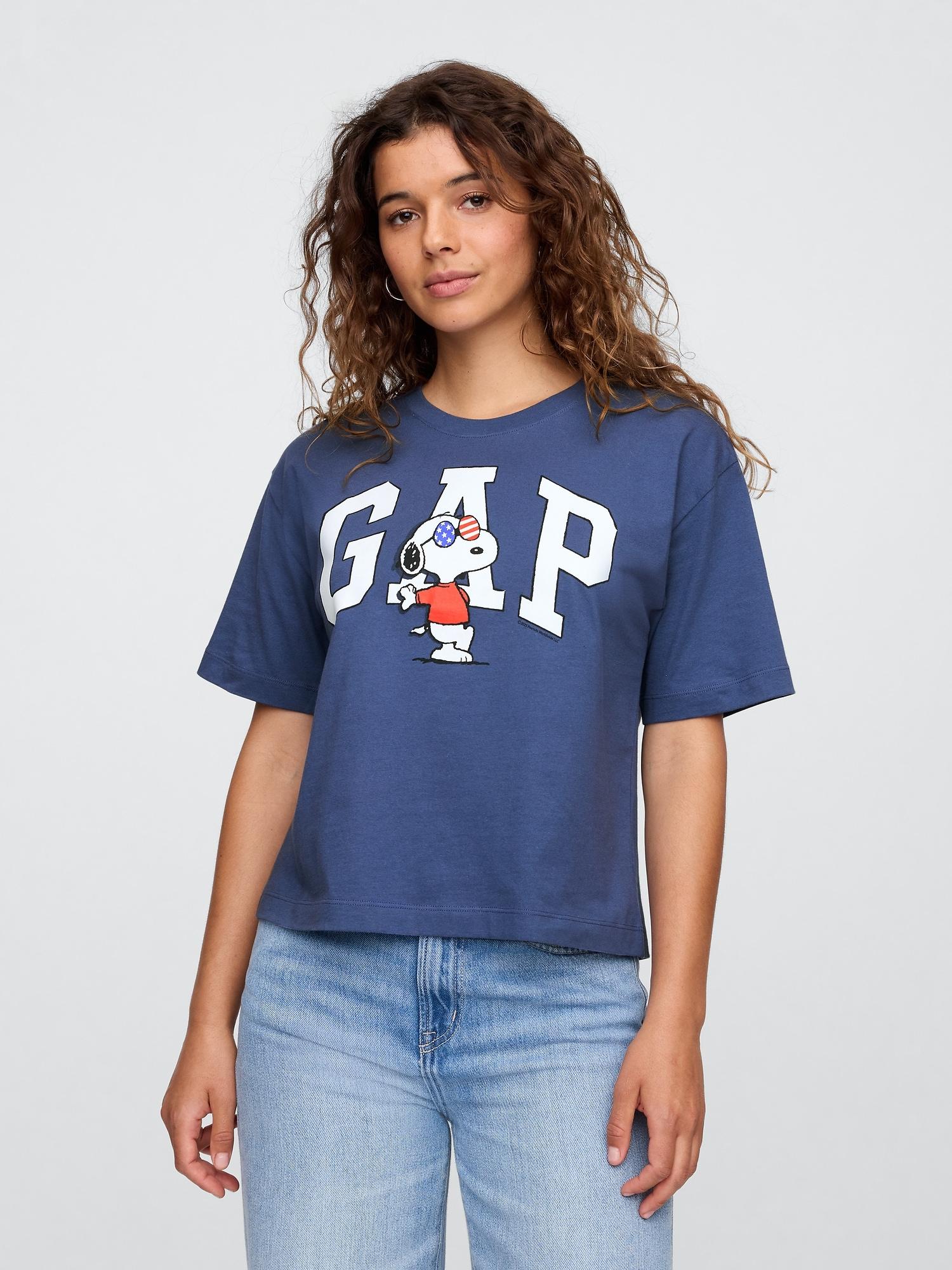 gap &#215 disney minnie mouse shrunken graphic t-shirt