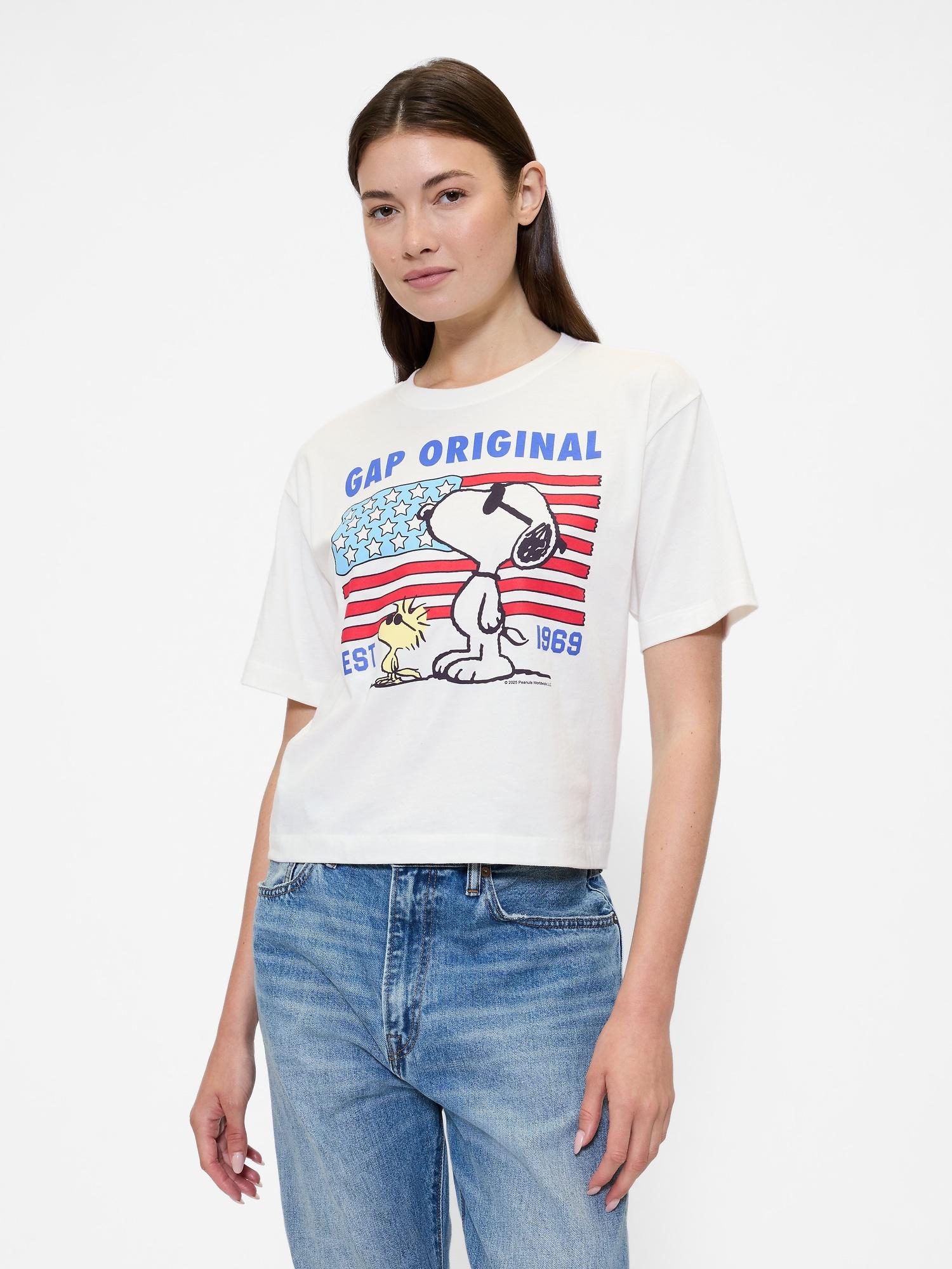 gap &#215 disney minnie mouse shrunken graphic t-shirt