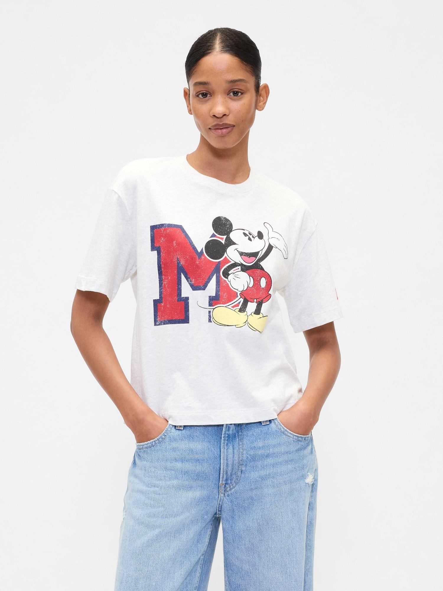 gap &#215 disney minnie mouse shrunken graphic t-shirt