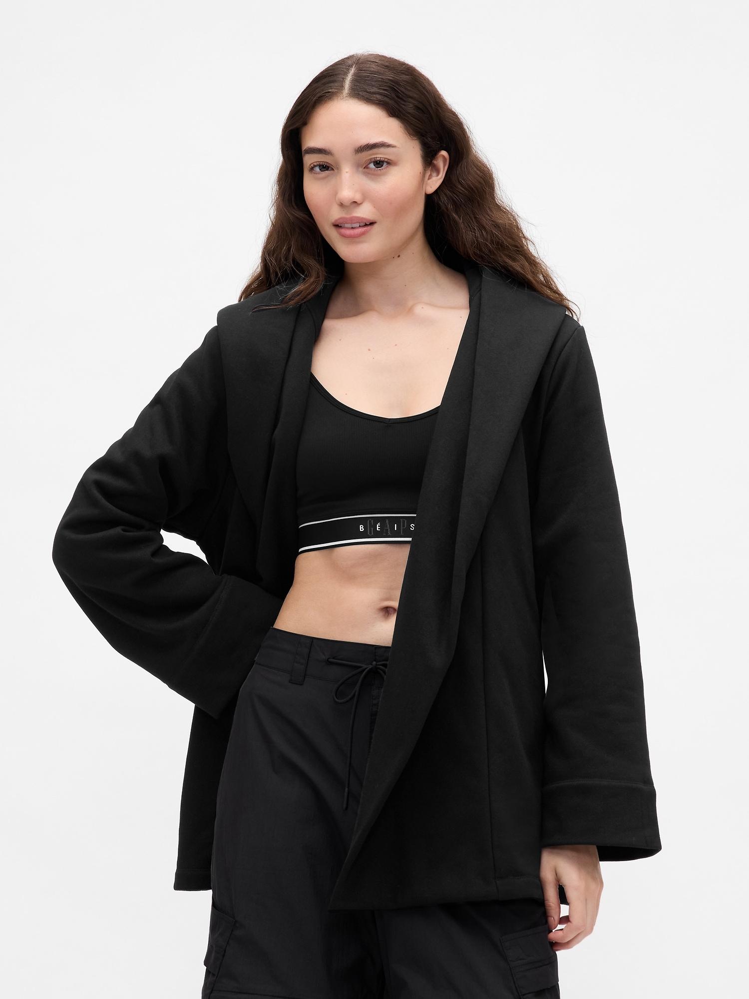 gap × béis oversized blanket coat