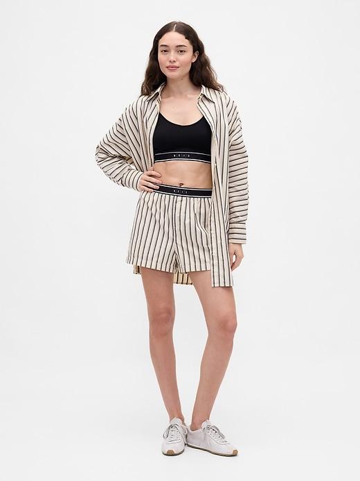 gap × béis poplin boxer shorts