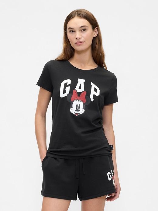 gap × disney minnie mouse gap logo t-shirt