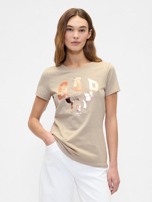gap × disney minnie mouse gap logo t-shirt