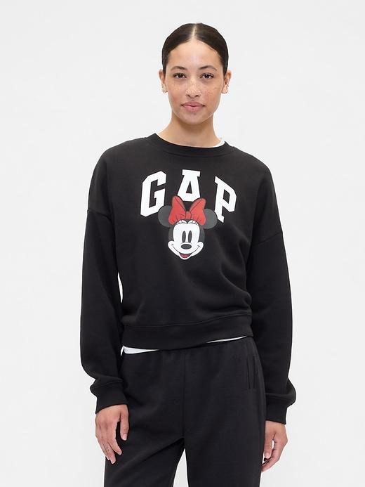 gap × disney minnie mouse oversized logo sweatshirt