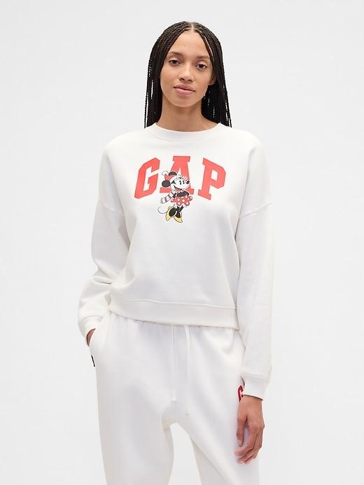 gap × disney minnie mouse oversized logo sweatshirt