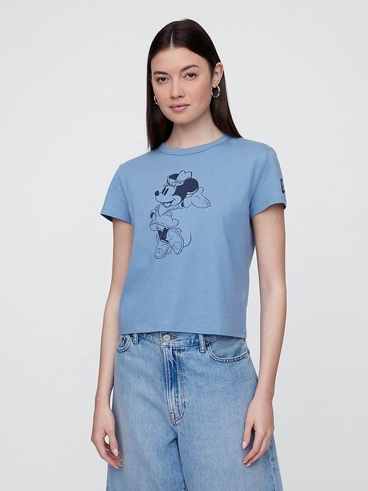 gap × disney minnie mouse shrunken graphic t-shirt