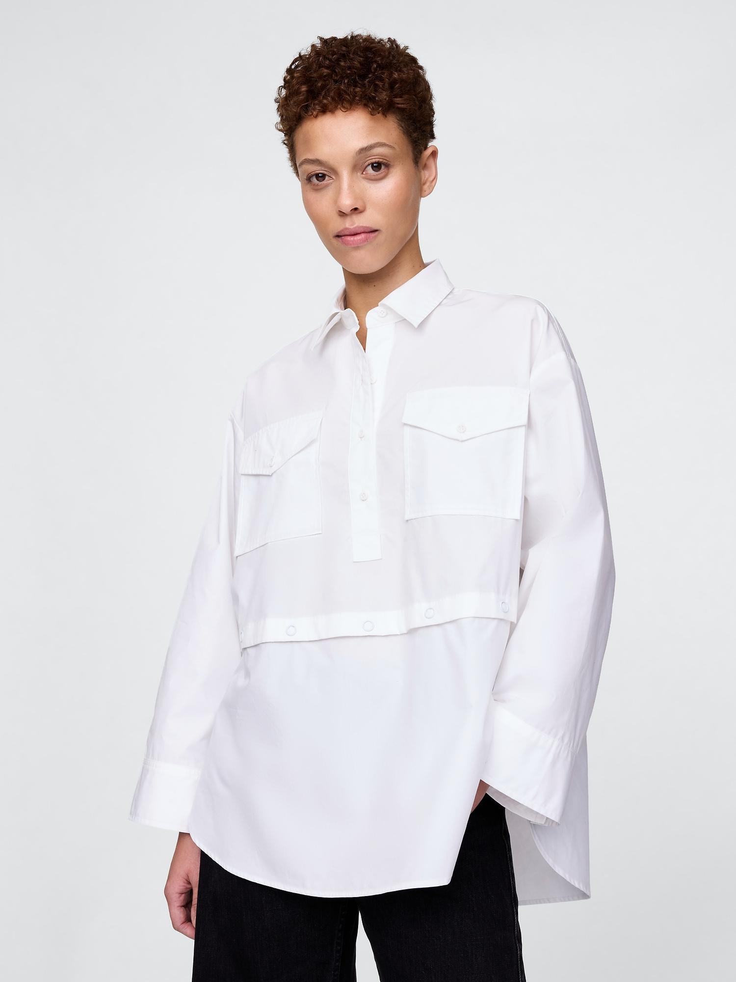gap × hfr convertible shirt by a. potts