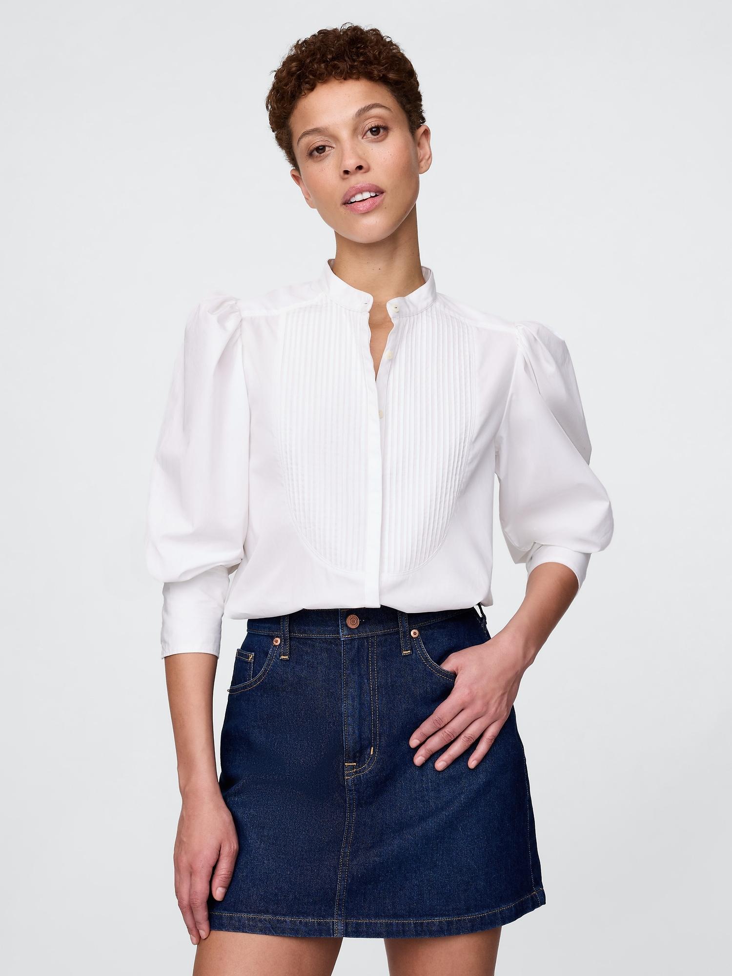 gap × hfr puff-sleeve shirt by n'gai