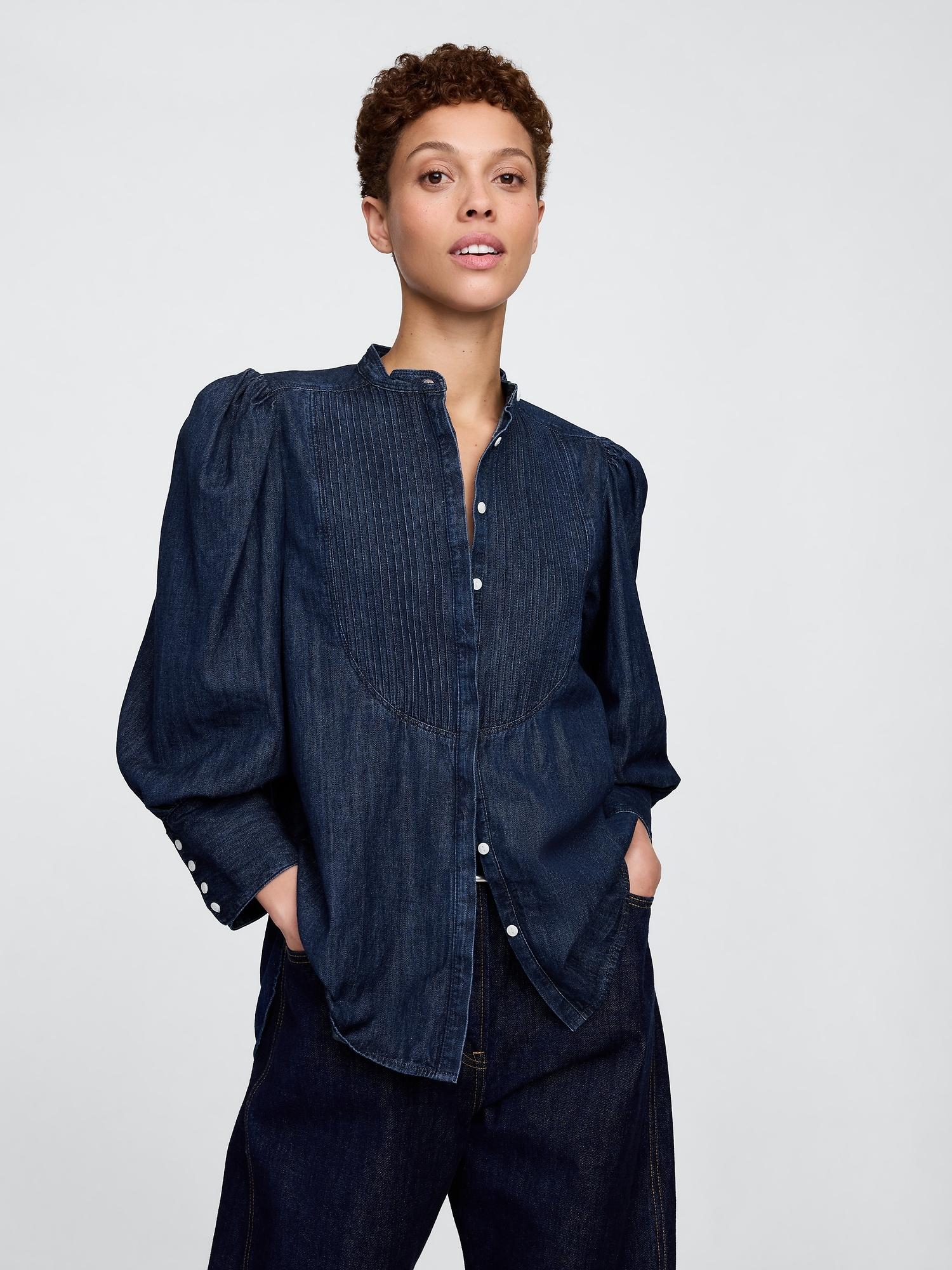 gap × hfr puff-sleeve shirt by n'gai