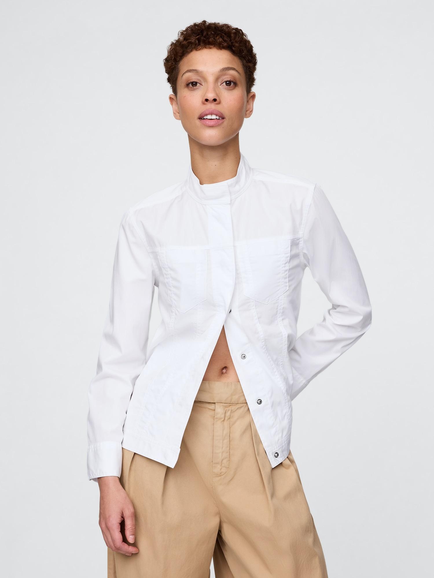 gap × hfr structured shirt jacket by richfresh
