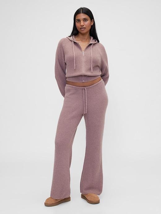 gap × summer fridays cashsoft waffle boot pants