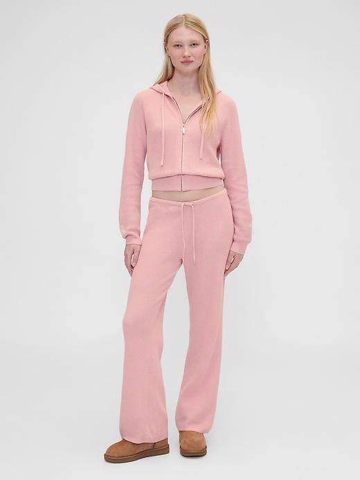 gap × summer fridays cashsoft waffle boot pants