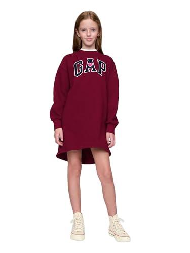gap girls logo fleece dress red delicious s