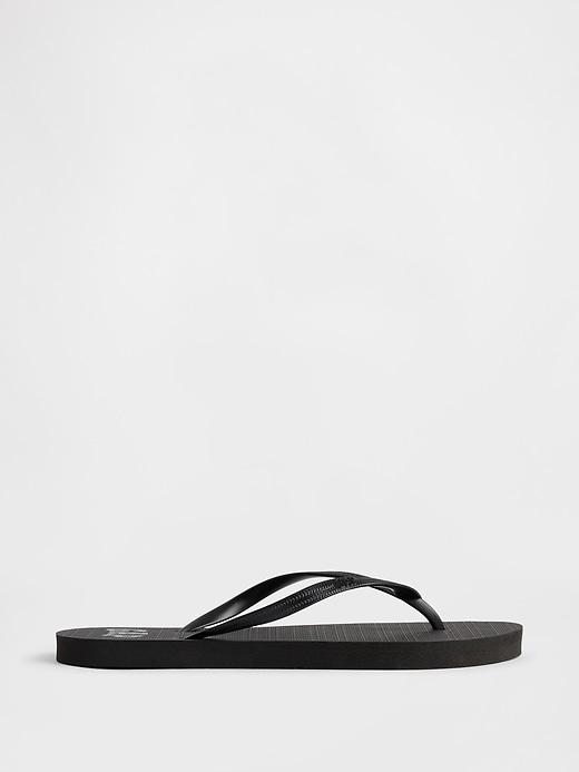 gap logo flip flops