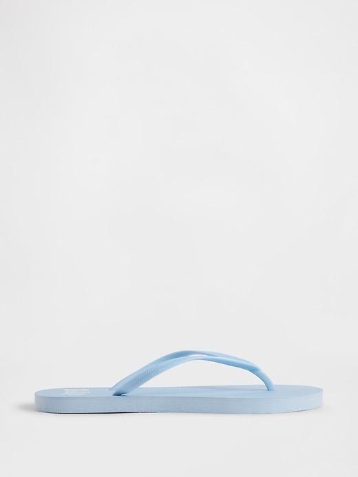 gap logo flip flops