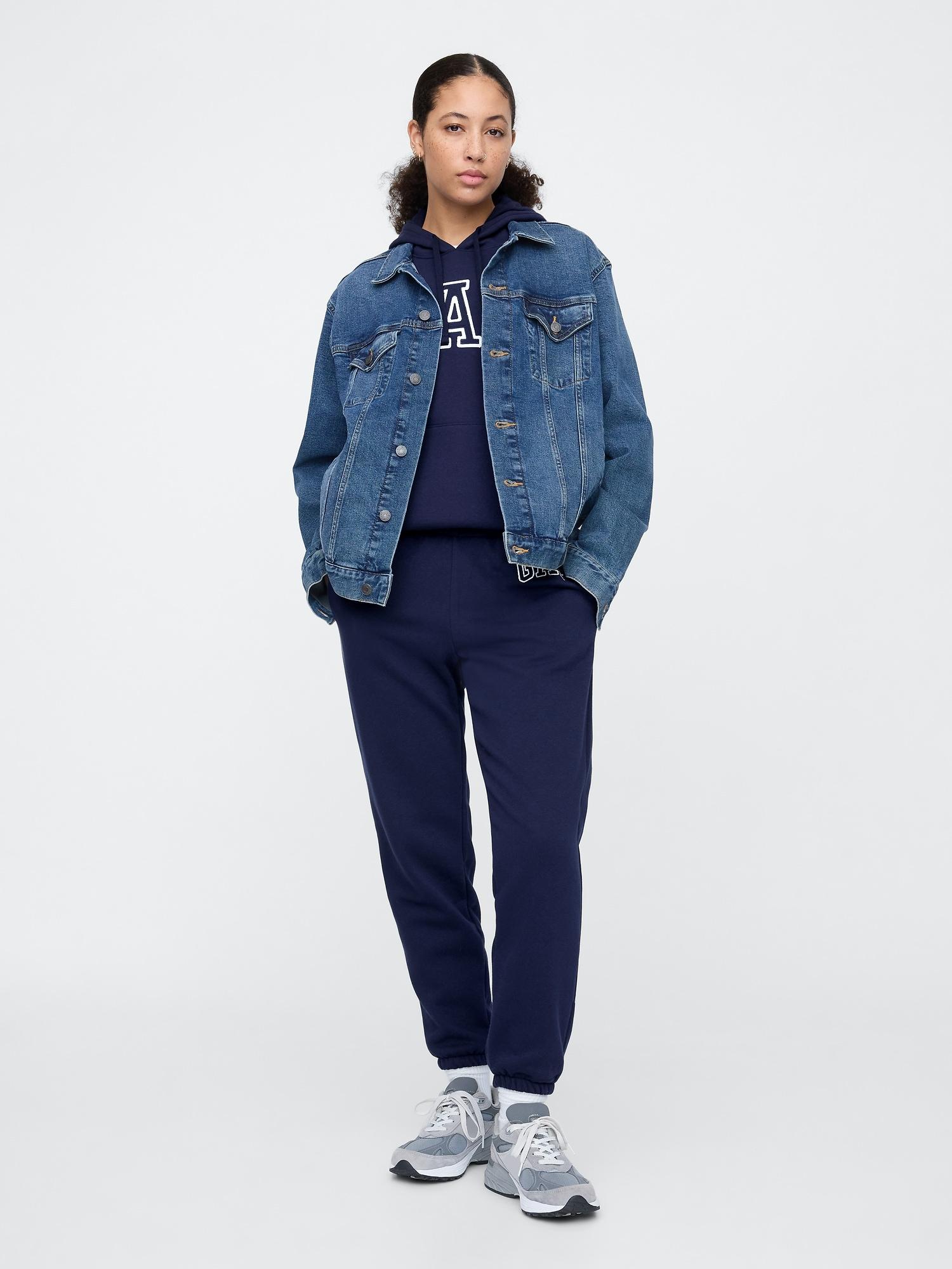 gap logo joggers