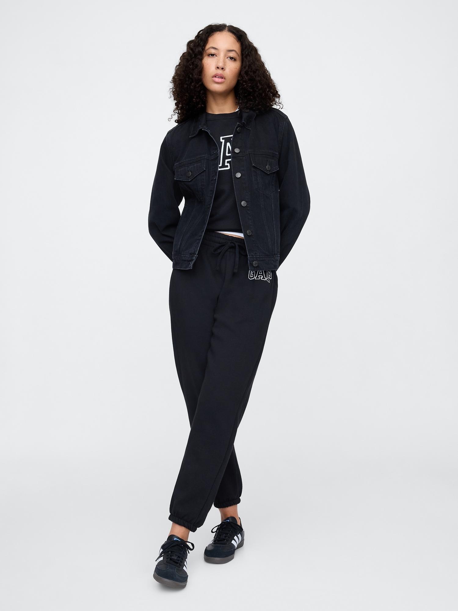 gap logo joggers