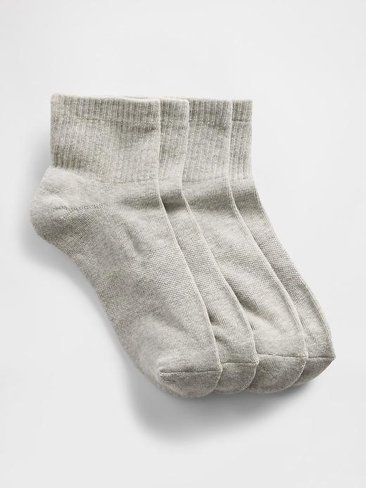 gap logo quarter crew socks (2-pack)