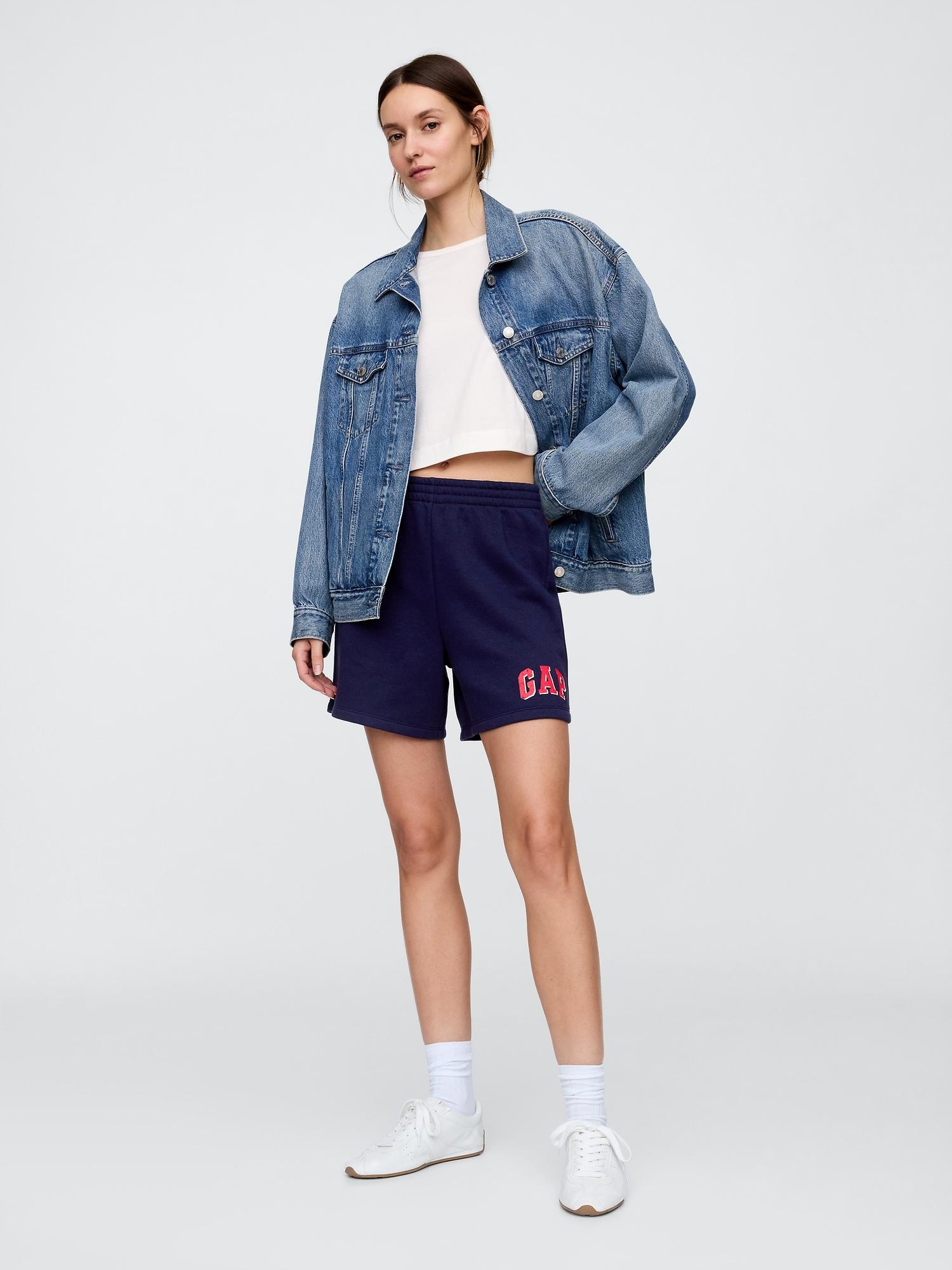 gap logo shorts