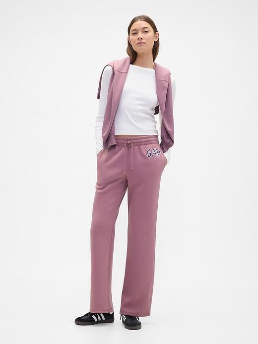 gap logo straight sweatpants