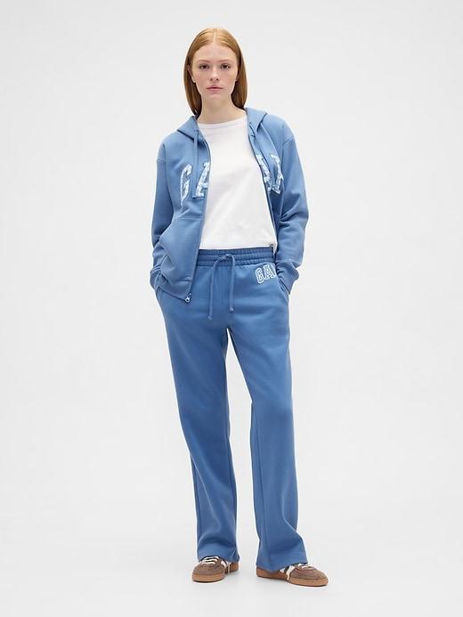 gap logo straight sweatpants