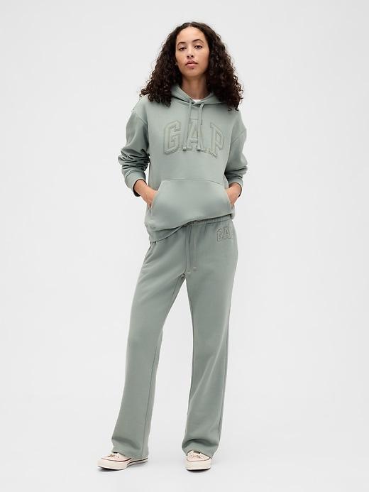 gap logo straight sweatpants