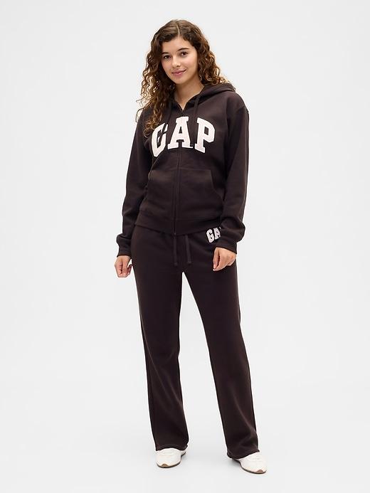 gap logo straight sweatpants