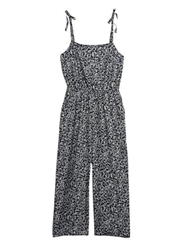 gap womens cami jumpsuit navy floral s/t