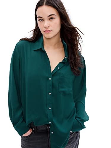 gap womens easy shirt blouse, june bug 19-5414 tcx, x-small us