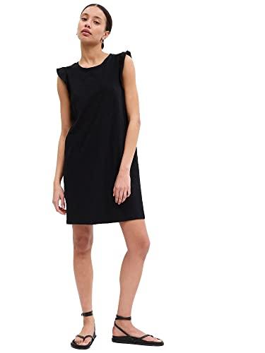 gap womens flutter mini dress black xl