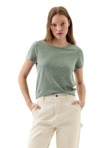 gap womens forever soft t-shirt laurel wreath grn xl