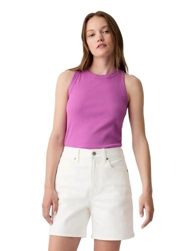 gap womens high neck tank budding lilac l