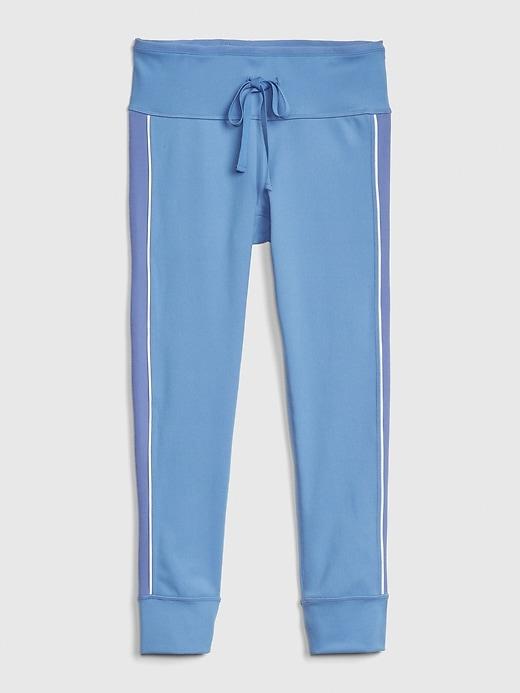 gapfit blackout drawstring side panel 7/8 leggings