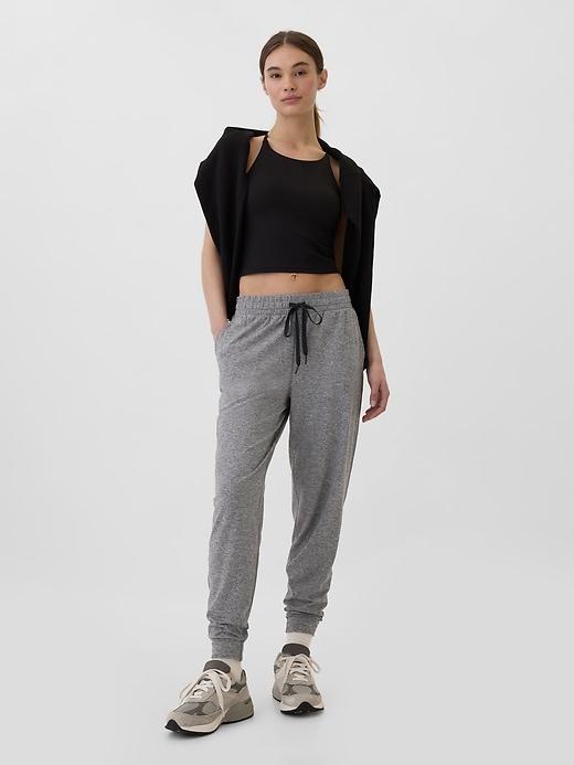 gapfit brushed tech jersey joggers