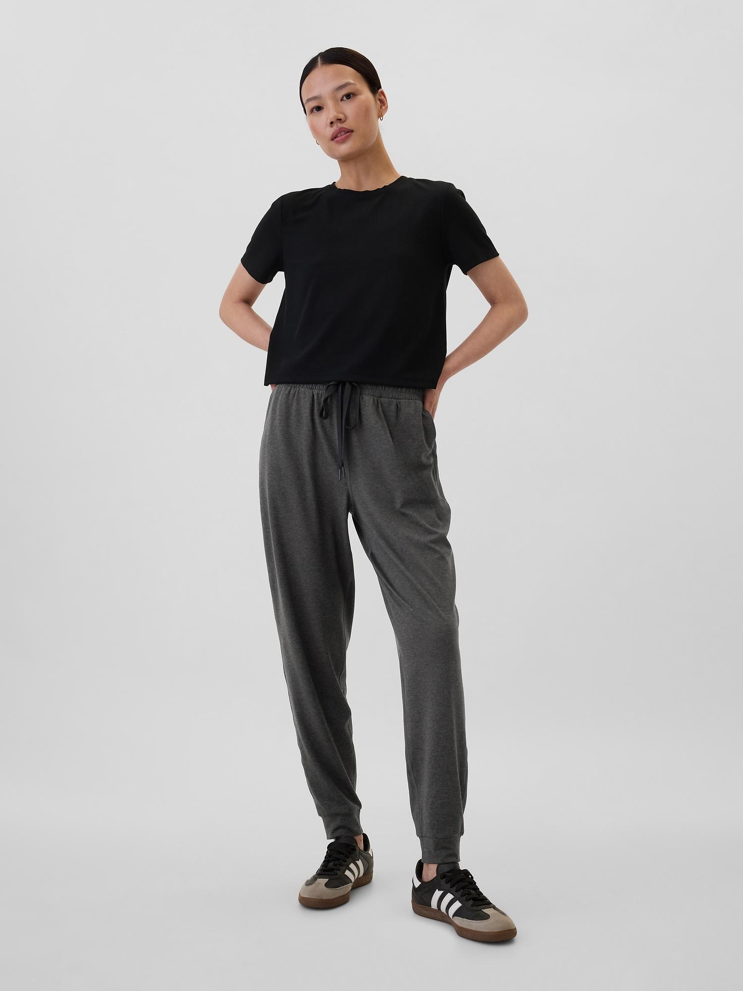 gapfit brushed tech jersey joggers