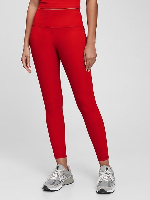 gapfit high rise blackout ribbed full length leggings