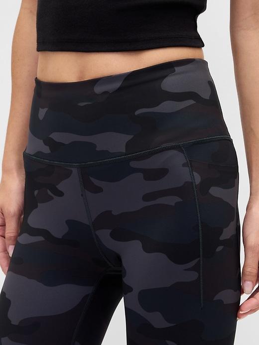 gapfit high rise power full length stripe leggings