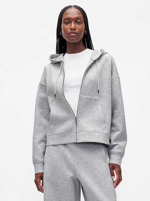 gapfit oversized zip hoodie
