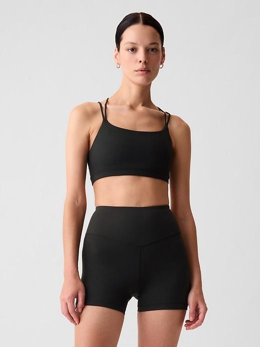 gapfit power medium impact strappy sports bra