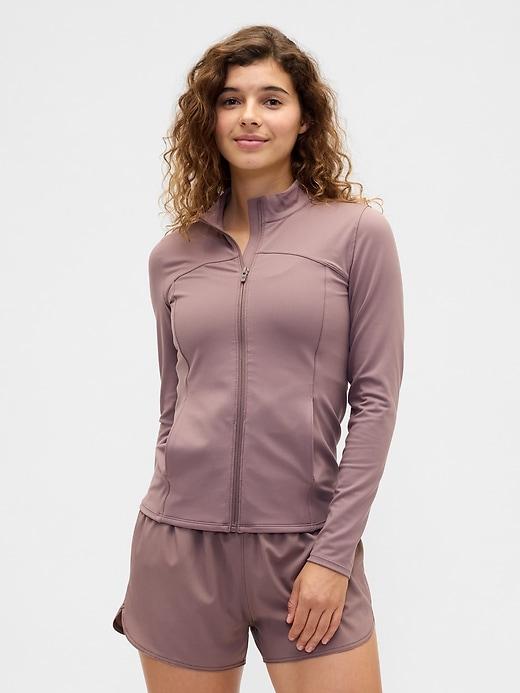 gapfit recycled studio jacket