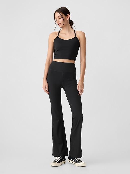 gapfit sky high studio flare leggings